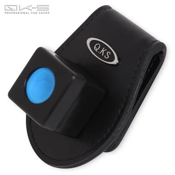 Держатель для мела QK-S X3 магнитный кожаный черный