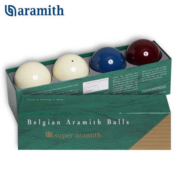 Шары Super Aramith Carom ø61,5мм 4шара