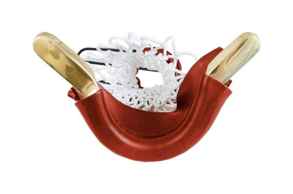 Комплект луз c выкатом, кожаное плетение, лен (68 мм)