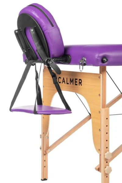 Массажный стол Calmer Bamboo Three 70 (фиолетовый)