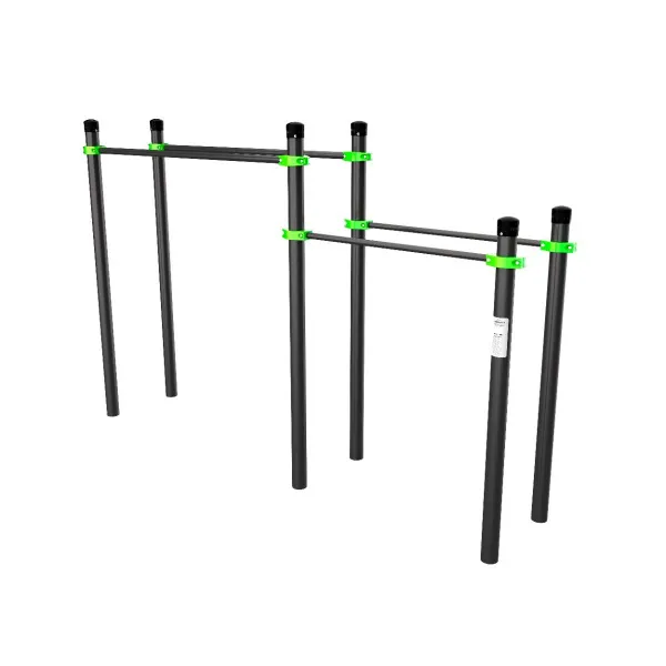 W210 Воркаут Брусья двойные для отжиманий разноуровневые ZAVODSPORTA