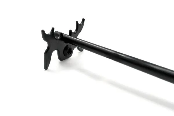 Древко с резьбой для машинки + машинка "Rasson" (145 см, машинка Cross латунь)