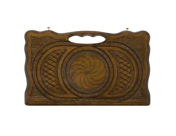 Нарды резные "Бесконечность" с ручкой 30, Haleyan