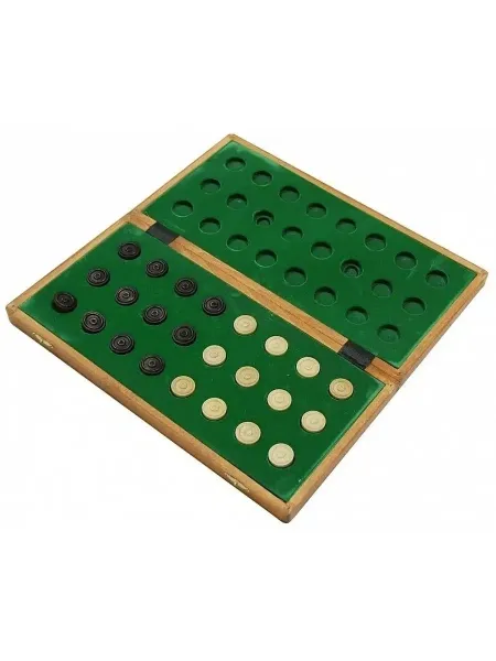 Шашки "Турнирные" (Польша, дерево, 42х21х5 см), Madon