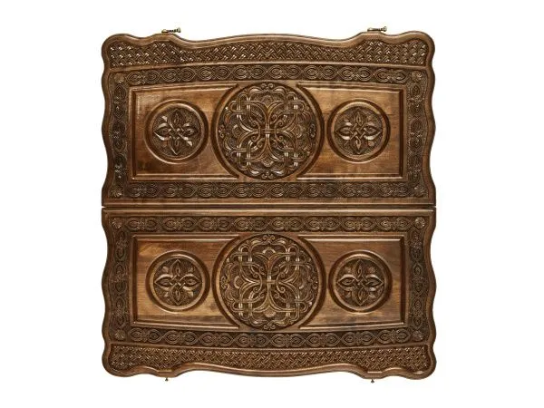 Нарды резные "Армянский узор 12" 60, Haleyan