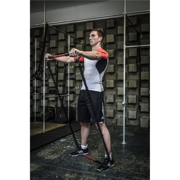 Гриф с эспандерами Adidas