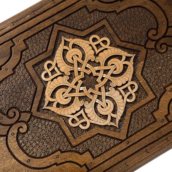 Нарды резные "Золотой Узор 3", Mirzoyan