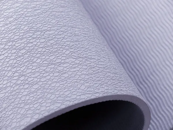 Коврик для йоги и фитнеса 185 х 80 см толщина 8 мм TPE лиловый