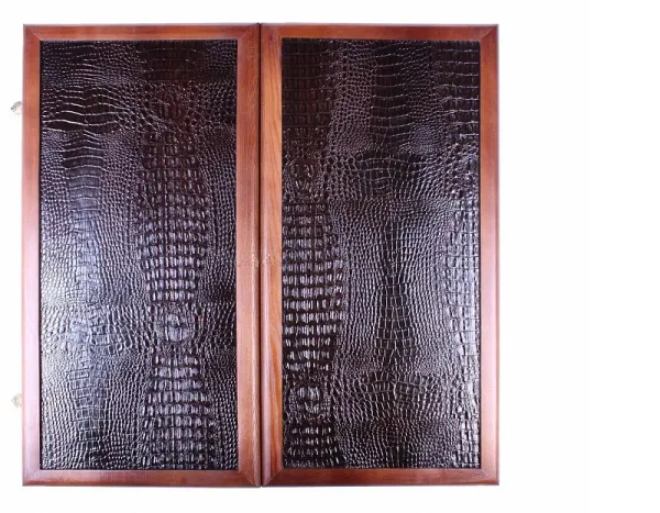 Нарды кожаные РФН "Аллигатор" малые