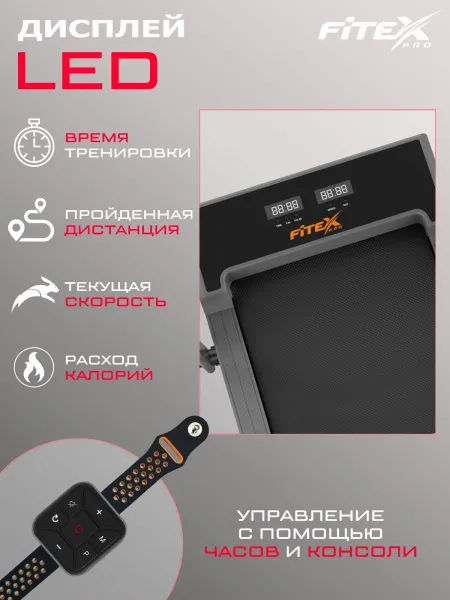 Электрическая беговая дорожка Fitex WINGED