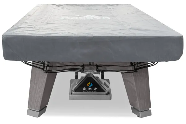 Стол / пул "Rasson Acurra" 9 ф (серый, сланец 25 мм) в комплекте с плитой, аксессуары + сукно