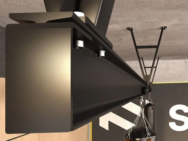 Комплект монорельса для подвесных снарядов (L=5,94 метров) с кронштейнами H=900 мм