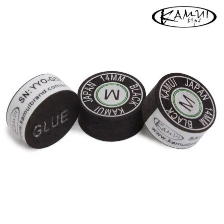 Наклейка для кия Kamui Black ø14мм Medium 1шт.