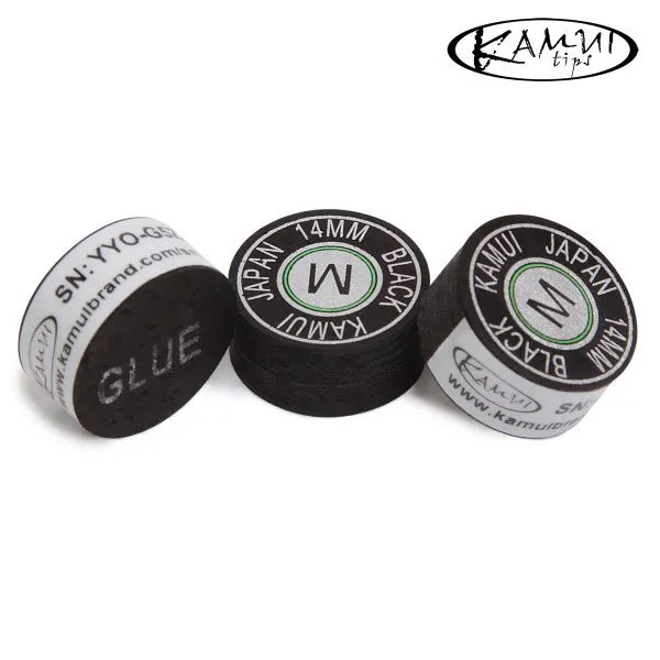 Наклейка для кия Kamui Black ø14мм Medium 1шт.