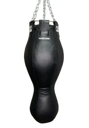 Мешок кожаный боксерский Фигурный TOTALBOX Черный
