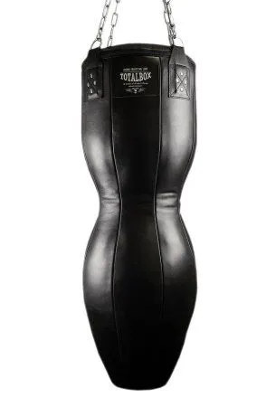 Мешок кожаный боксерский LOFT Фигурный TOTALBOX / черный