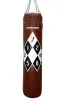 Мешок боксерский набивной С разметкой TOTALBOX кожа / Коричневый