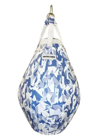 Груша боксерская набивная Уличная бочка большая Street Box TOTALBOX Синий камуфляж