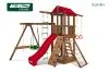 Детский городок Sunny премиум красный кедр