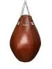 Груша кожаная боксерская Бочка большая TOTALBOX (Коричневый)