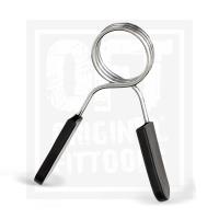 Замок пружинный с прямыми обрезиненными лапками 51 мм