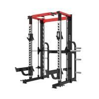 Машина Смита с турником и силовой рамой Realleader RS-1027C (HS-1027C) (черная рама, черная обивка)