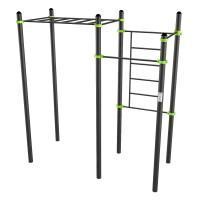 W318 Воркаут (2 перекладины, шведская стенка, рукоход классический) ZAVODSPORTA