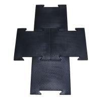 Плитка резиновая (черная) 500x500x30 мм PROFI-FIT
