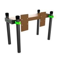 W232 GTO Скамья гимнастическая горизонтальная для измерения гибкости ZAVODSPORTA