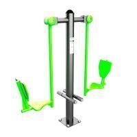 S-1023 Уличный тренажер Жим ногами (двусторонний) ZAVODSPORTA