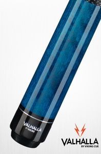 Двухсоставной бильярдный кий для пула "Viking Valhalla VA231" (синий)