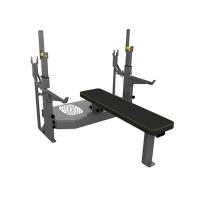 Скамья для жима лежа DHZ со страховочными упорами Olympic Bench