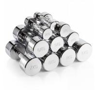 Набор гантелей хром (пары) от 1-10 кг VictoryFit VF-SET110-CR