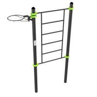 W364 GTO Гимнастический снаряд (шведская стенка) с баскетбольным кольцом ZAVODSPORTA