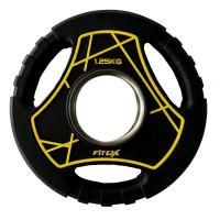 Диск "Олимпийский" Fitex Pro полиуретановый с ручками