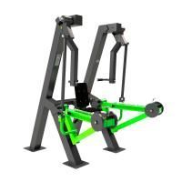 P-1812.1 Уличный тренажер Жим сидя с переменной нагрузкой ZAVODSPORTA