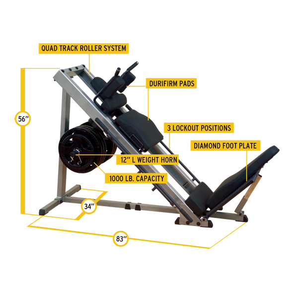 Жим ногами body Solid glph1100