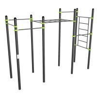 W327 Воркаут (7 перекладин, рукоход классический, шведская стенка) ZAVODSPORTA