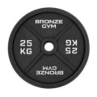 Диск олимпийский BRONZE GYM чугунный