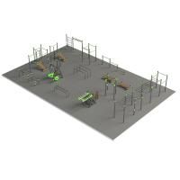 S-1023 Спортивная площадка 240 кв.м (по приказу Минспорта №107) ZAVODSPORTA