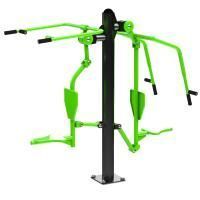 S-1056 Уличный тренажер Тяга Сверху - Жим от груди ZAVODSPORTA