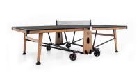 Теннисный стол складной для помещений "RASSON PREMIUM T01 Indoor" (натуральный дуб) с сеткой