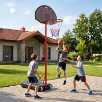 Баскетбольная стойка UNIX Line B-Stand 30"x18" R38 H160-210cm