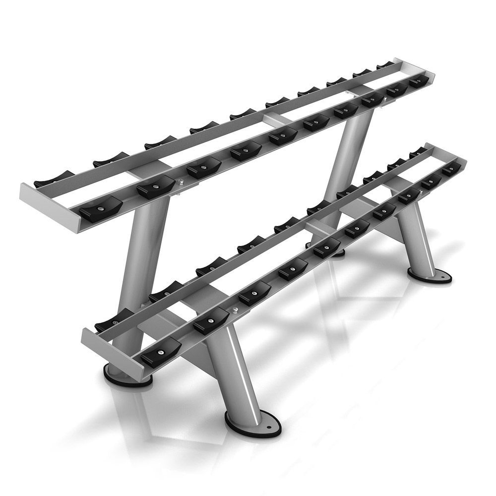 Стойка для гантелей двухъярусная Protrain PWF2131 купить в Москве