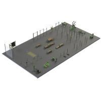 S-1022 GTO Малая спортивная площадка 350 кв.м (по приказу Минспорта №1286) ZAVODSPORTA