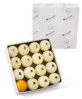 Комплект бильярдных шаров 68 мм "Aramith Standard", желтый биток