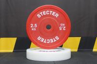 Технический диск для штанги 2,5 кг STECTER (D=450 мм, пластик)
