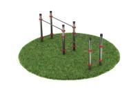 Нержавеющие двойные брусья для воркаута