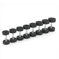 Ряд гантелей круглых UNIX Fit PRO обрезиненных от 12,5 до 30 кг