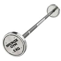 Набор стальных штанг BRONZE GYM, 5-50 кг - 10 шт, шаг 5 кг